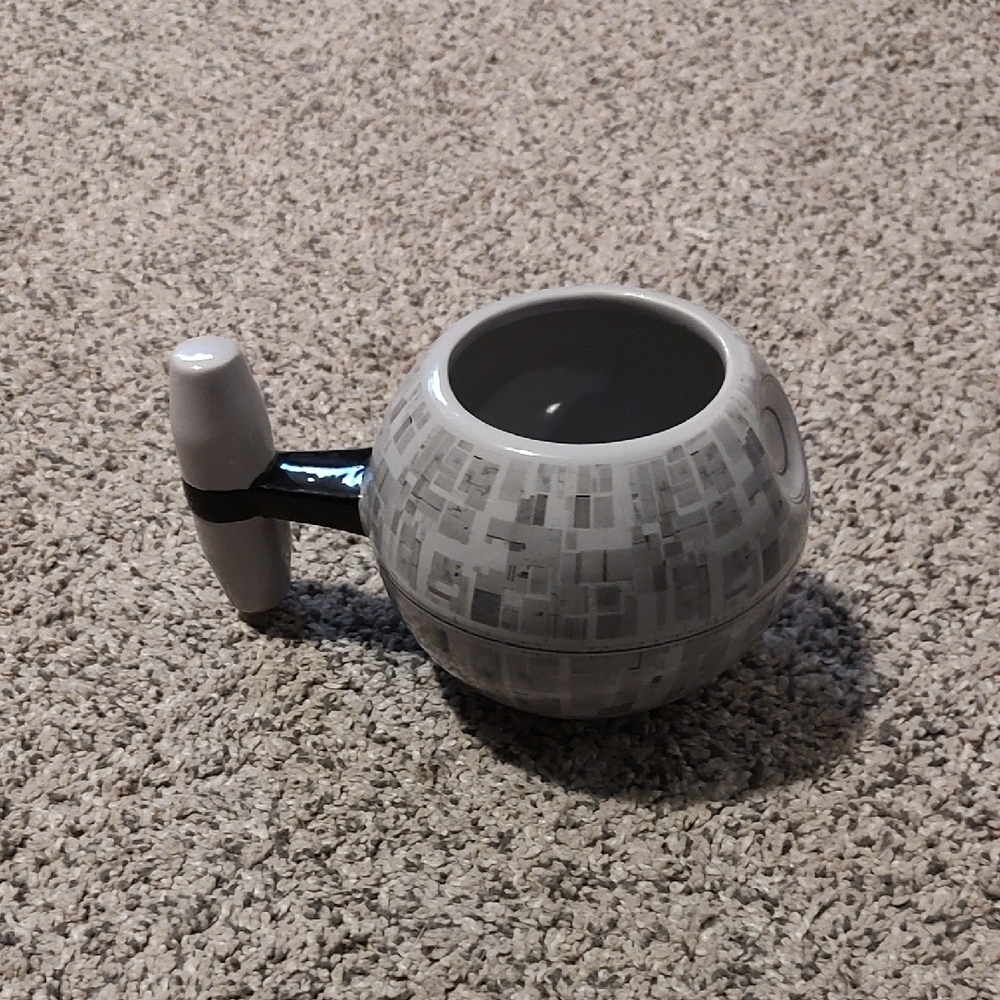 Gray Death Star Mug